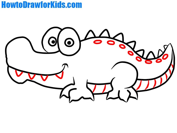 How to Draw Crocodile for Kids | How to Draw for Kids