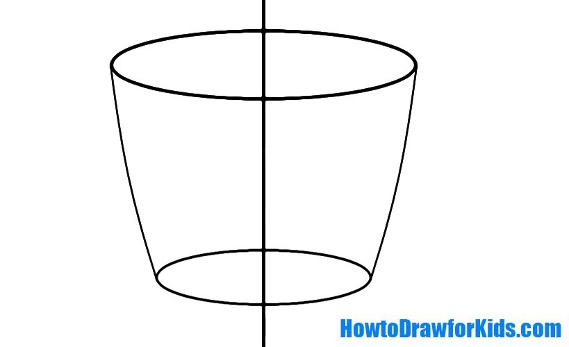 how to draw a cup for children