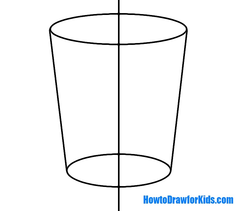 learn how to draw a glass for kids