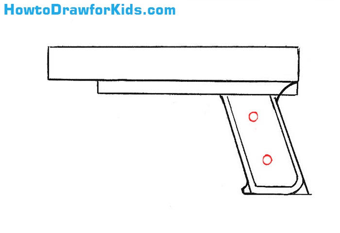 How to Draw a Gun easy