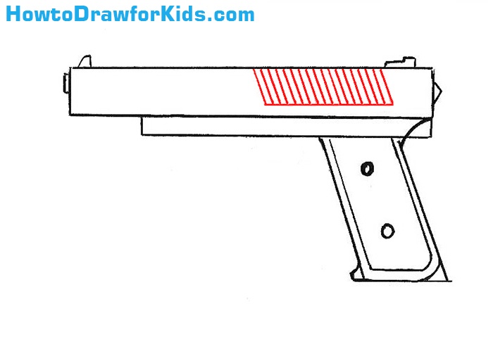 How to Draw a Gun for beginners