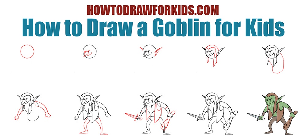 How to Draw a Goblin for Kids