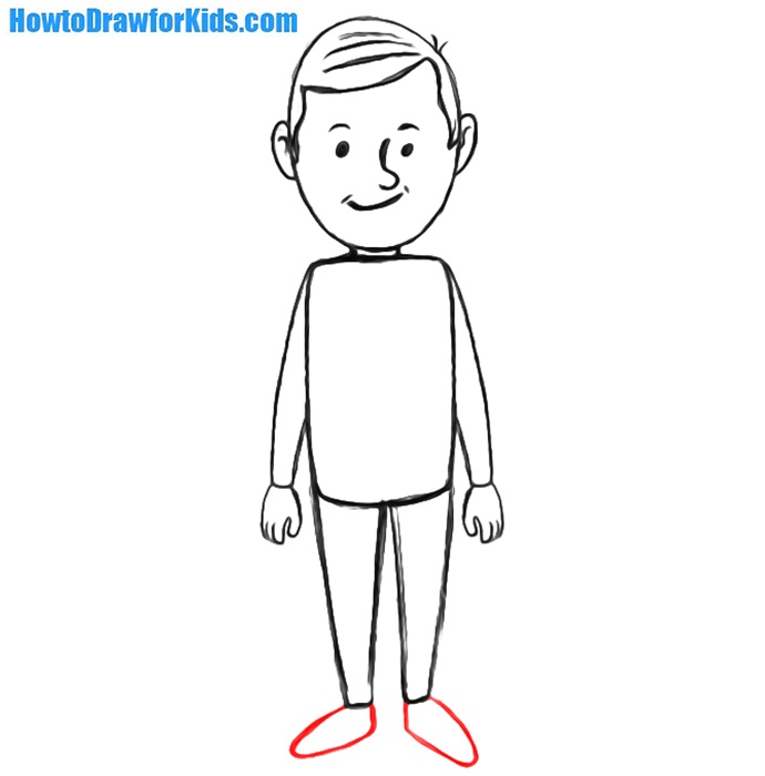 How To Draw A Man For Kids Here you will learn how to draw a person from a 3/4 view. how to draw a man for kids
