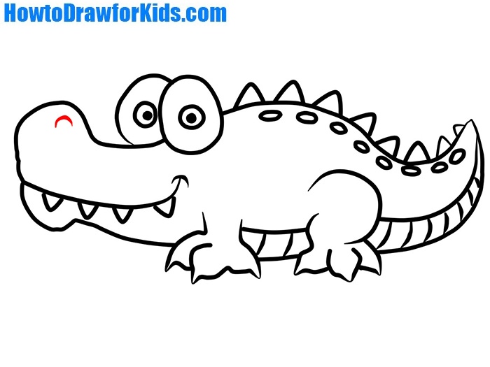 crocodile drawing