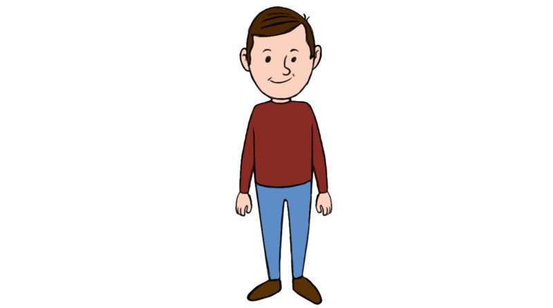 How to Draw a Man for Kids | HowtoDrawforKids.com