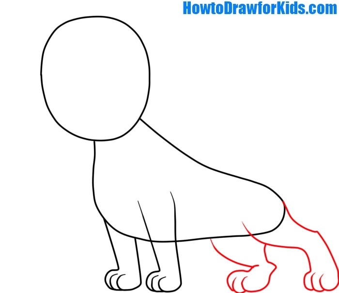 how to draw a Lion for children