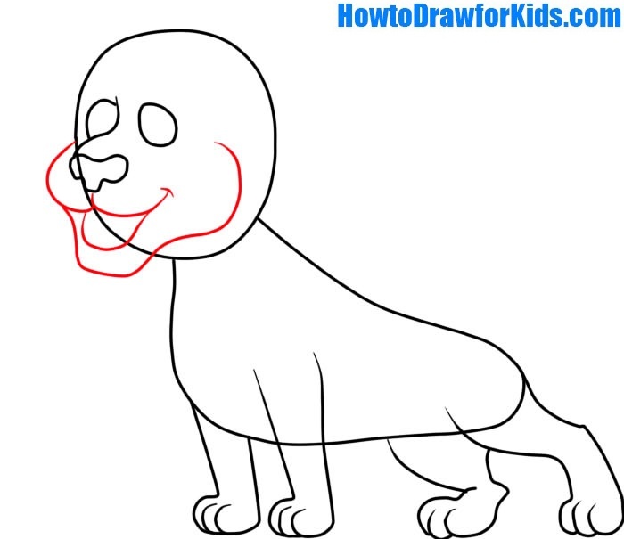 how to draw a Lion step by step