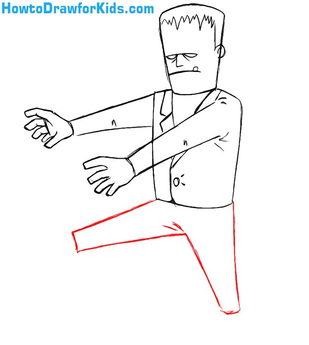 Frankenstein drawing tutorial