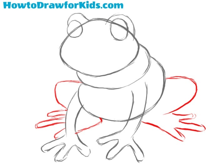 Learn how to draw a frog step by step