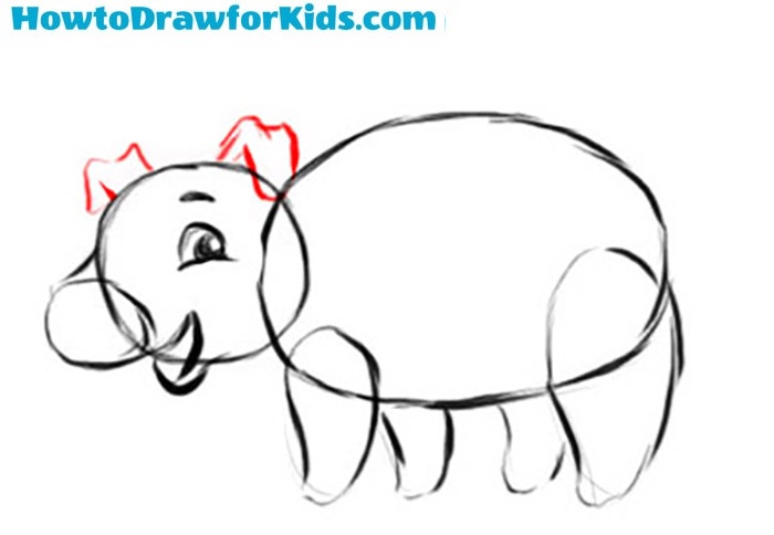 How to draw a pig for kids