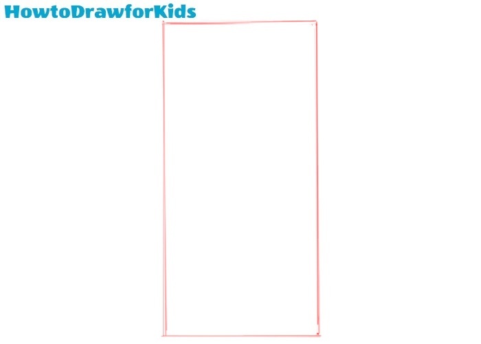 How to draw an iphone for kids
