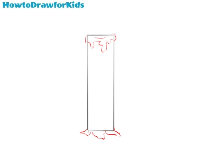 How to draw a candle easy