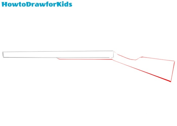 How to draw a rifle