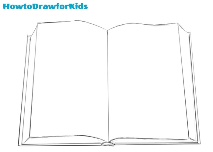 How to draw a book for kids