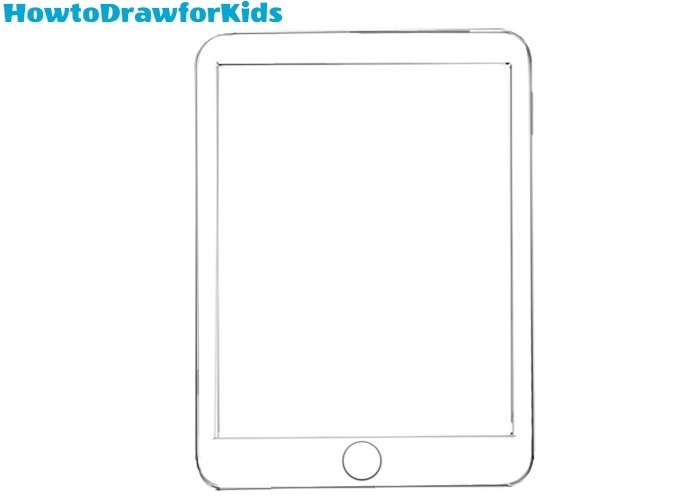 How to draw an iPad for beginners
