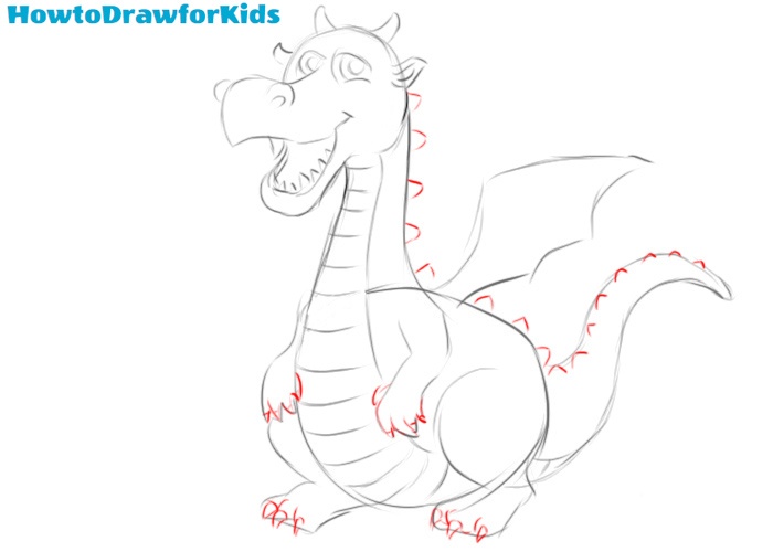 How to draw a dragon for beginners
