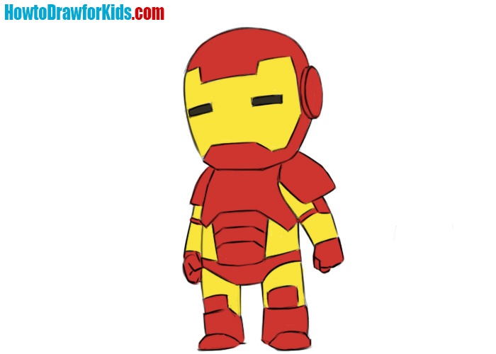 How to Draw Iron Man in a Few Easy Steps | Easy Drawing Guides-saigonsouth.com.vn