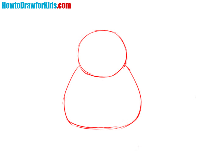 How to draw Santa Claus for kids