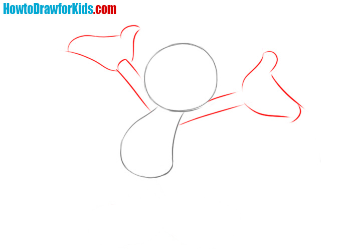 How to draw Mickey Mouse for kids