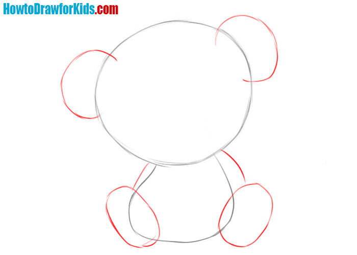 How to draw a Teddy Bear for beginners