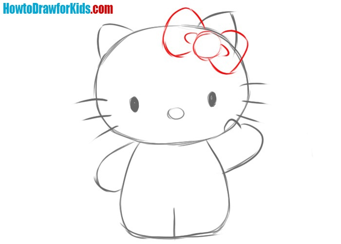 How to draw Hello Kitty for beginners
