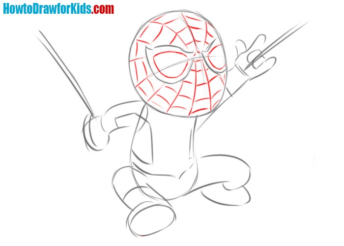 How to draw Spider-Man