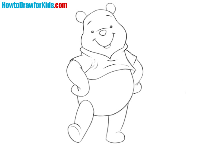 Winnie the Pooh drawing tutorial