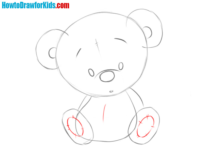 How to sketch a Teddy Bear