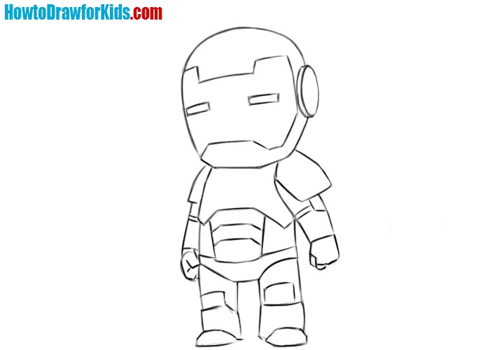 How To Draw Iron Man Easy, Step by Step, Drawing Guide, by Dawn - DragoArt-saigonsouth.com.vn