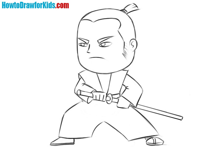 Samurai drawing tutorial