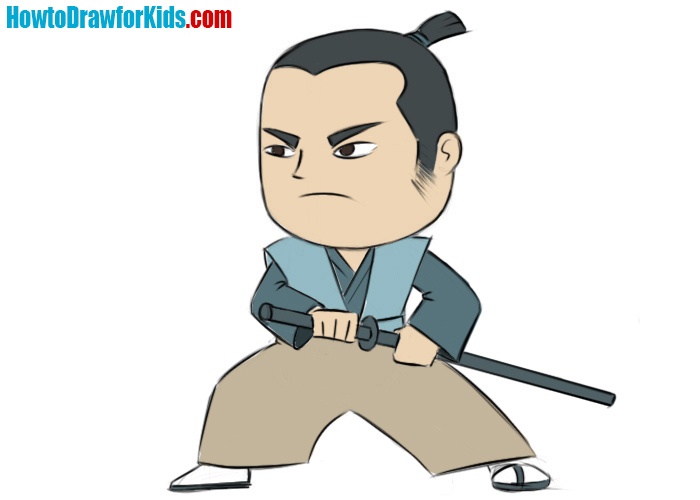 How To Draw Warrior From World Of Magic With Easy Step By Step Drawing Tutorial - How To Draw Step By Step Drawing Tutorials