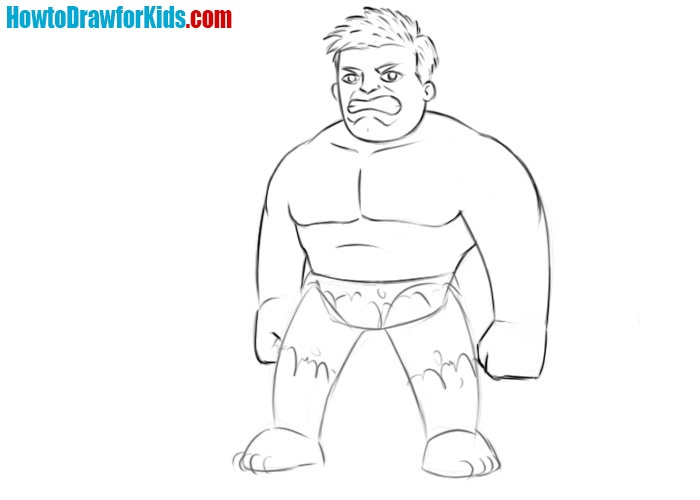 Hulk drawing tutorial