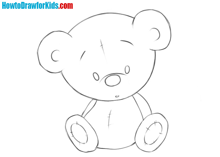 Teddy Bear drawing tutorial