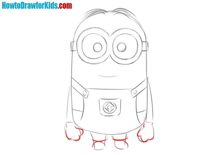 How to draw a Minion
