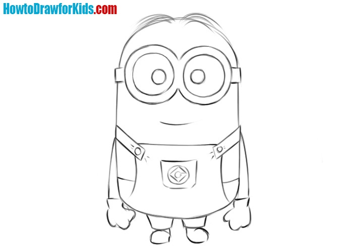 Minion drawing tutorial from despicable me