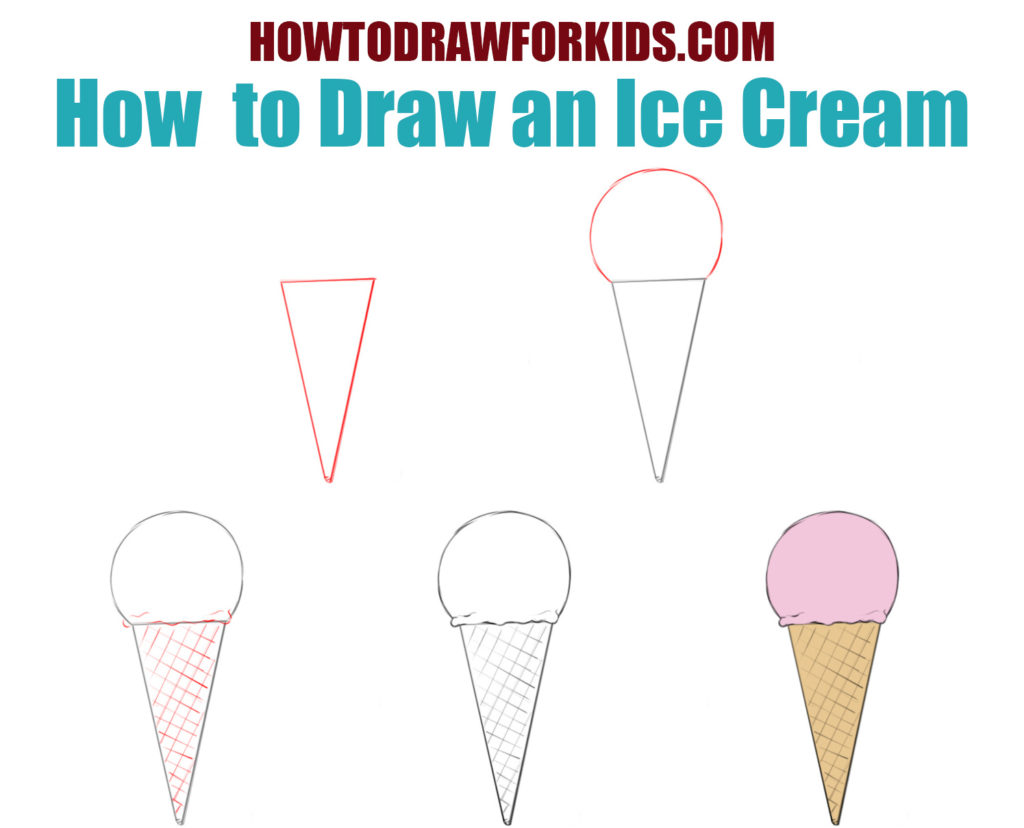 How To Draw An Ice Cream For Beginners